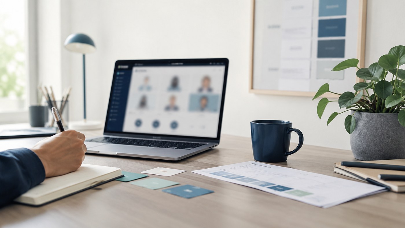 Professionelles Remote-Gespräch zur Klärung eines Projekts